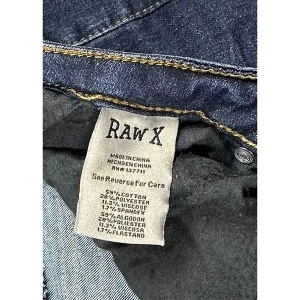 Raw X Standard Camouflage Moto Jeans Men's 38x32 Cotton Blend Stretch‎ Denim